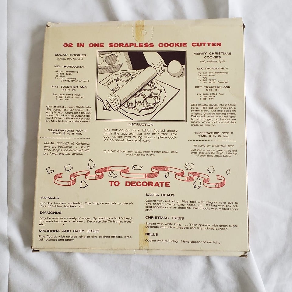 Vintage Christmas Cookie Cutter