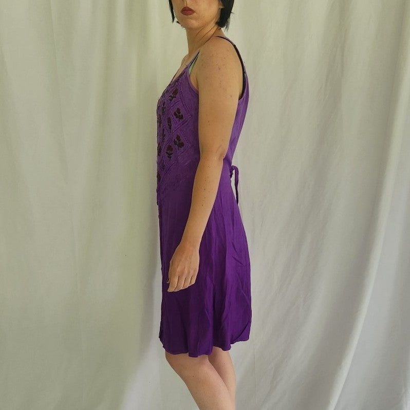 90s Purple Ombre Sundress