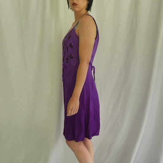 90s Purple Ombre Sundress