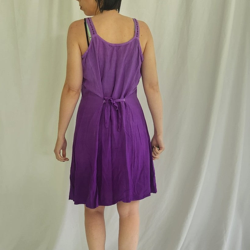 90s Purple Ombre Sundress
