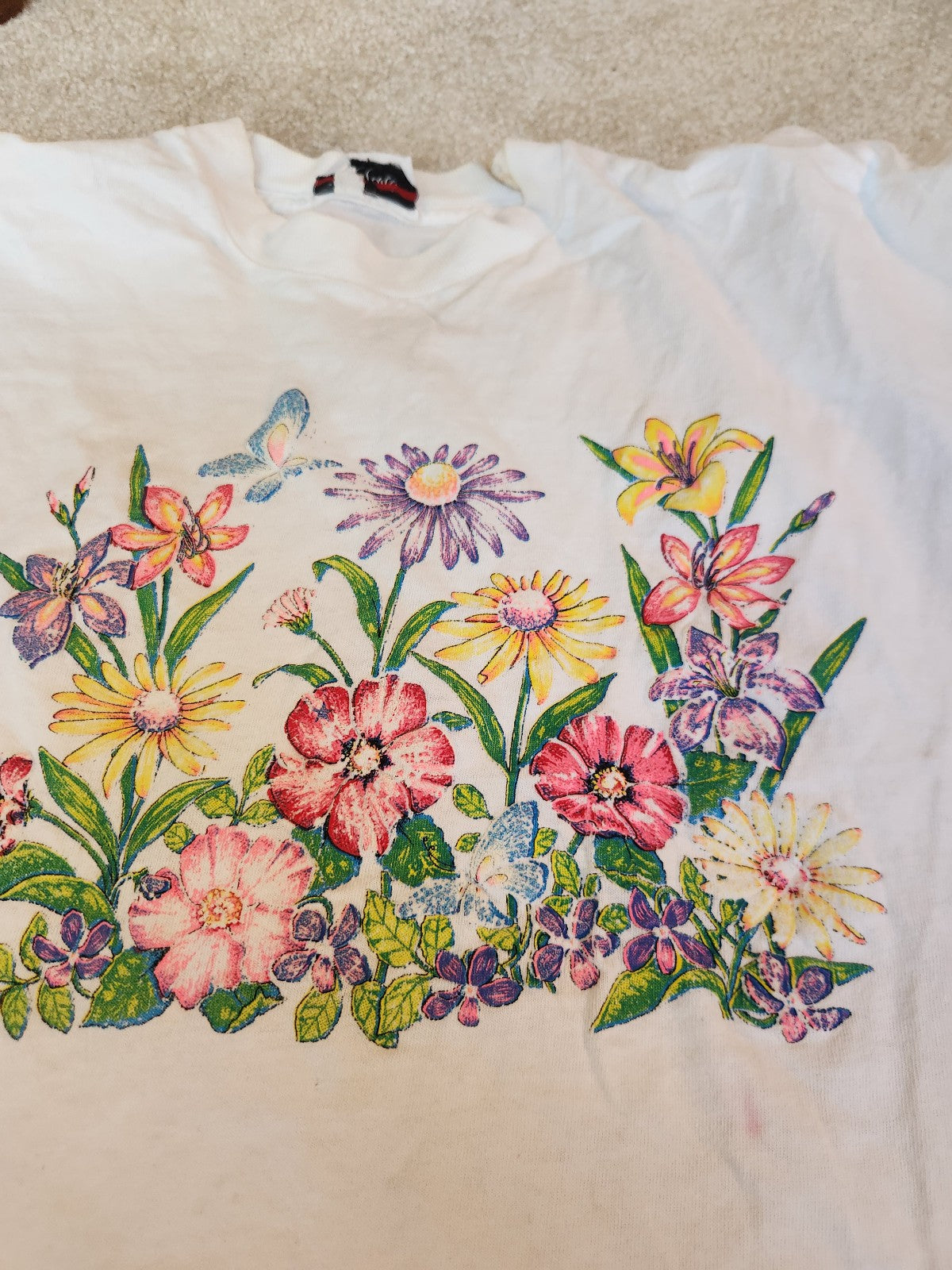 90s Floral Grandmacore Tee