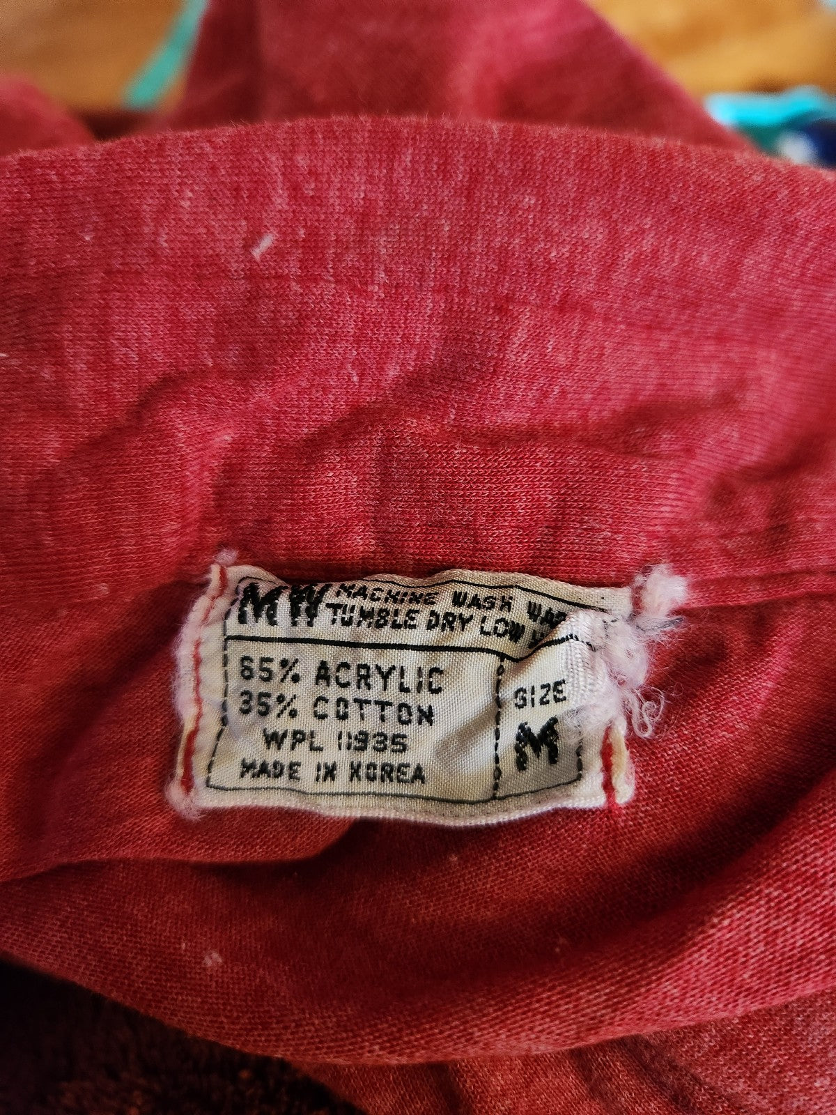 70s Red Button Down Shirt