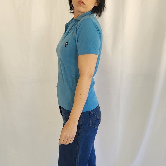 60s/70s Blue Polo