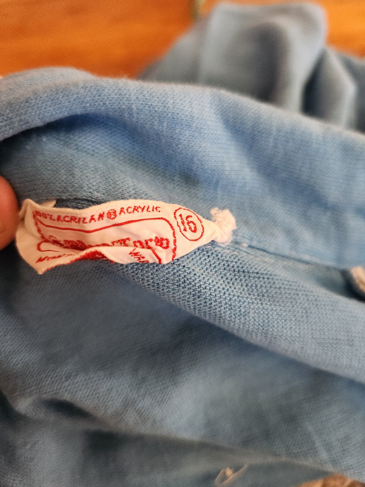 60s/70s Blue Polo
