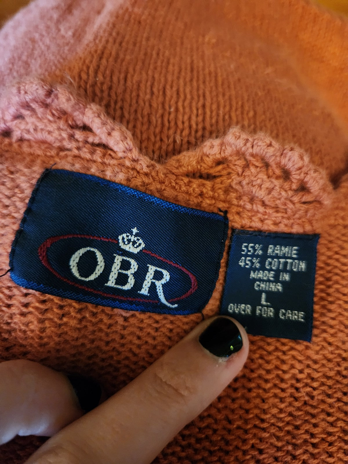90s Coral Crochet Front Cardigan
