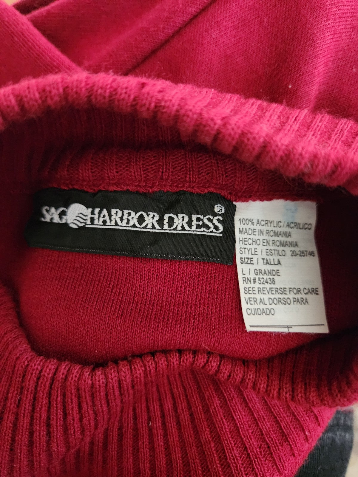 90s Red Sweater Dress