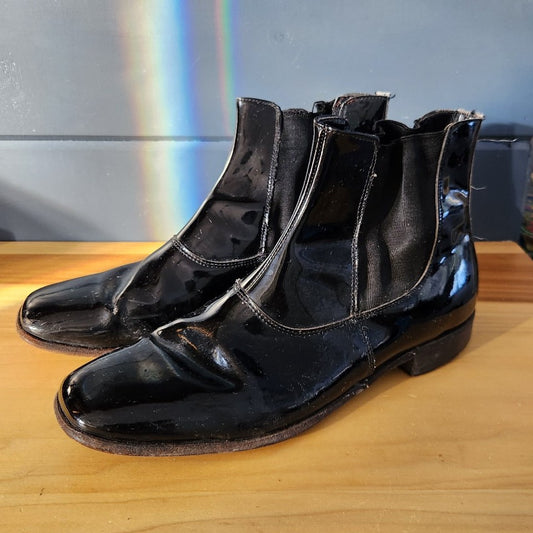 Vintage Black Ankle Boots