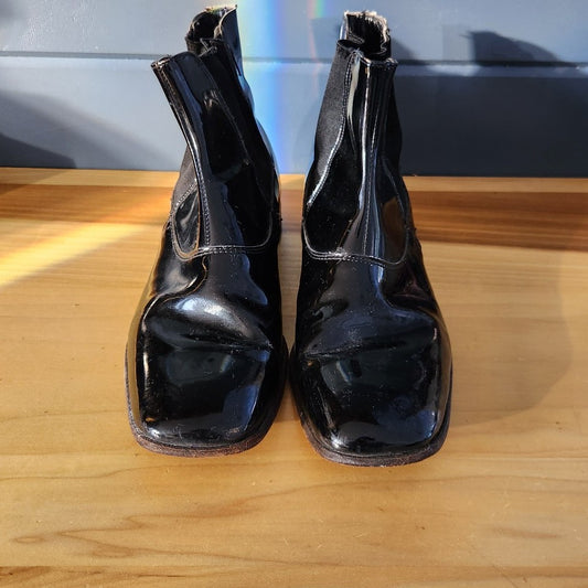 Vintage Black Ankle Boots