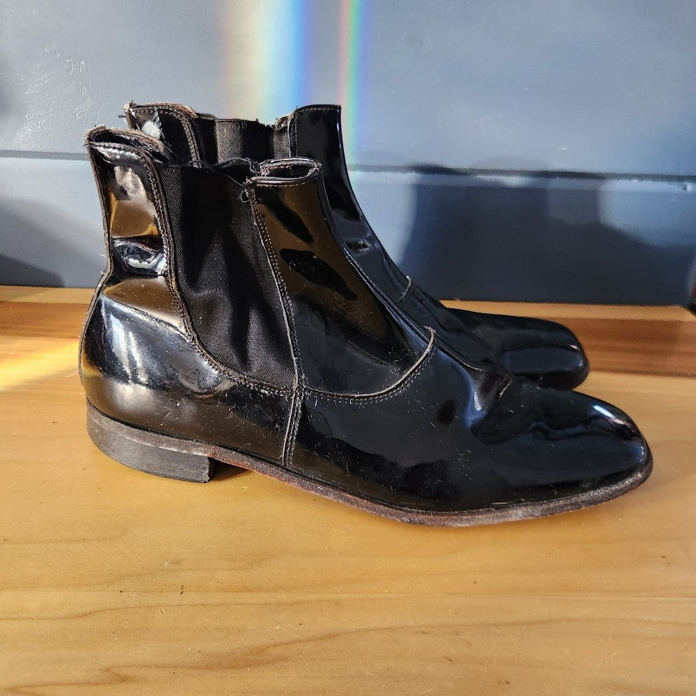 Vintage Black Ankle Boots