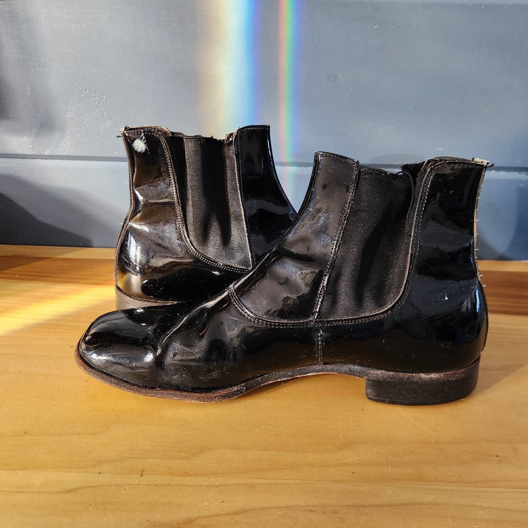 Vintage Black Ankle Boots