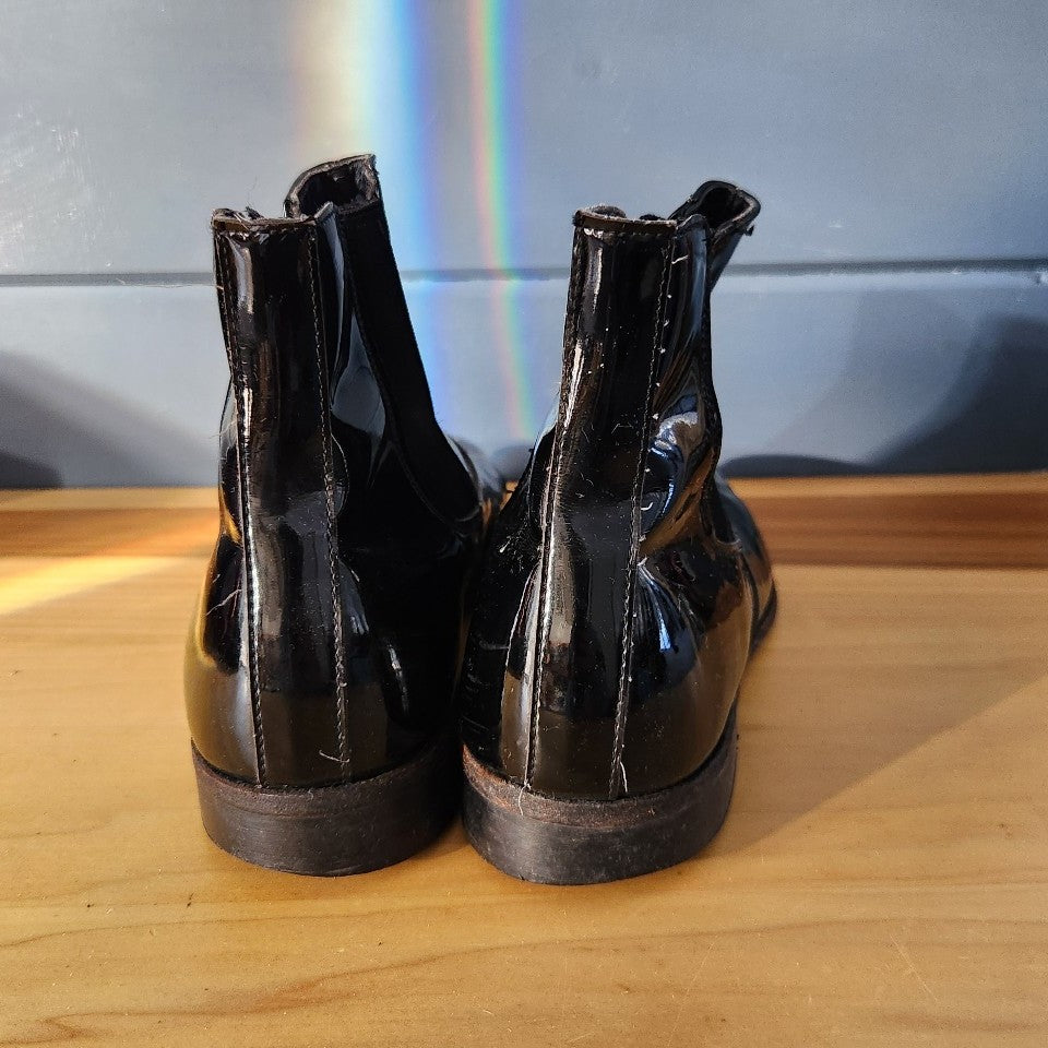 Vintage Black Ankle Boots