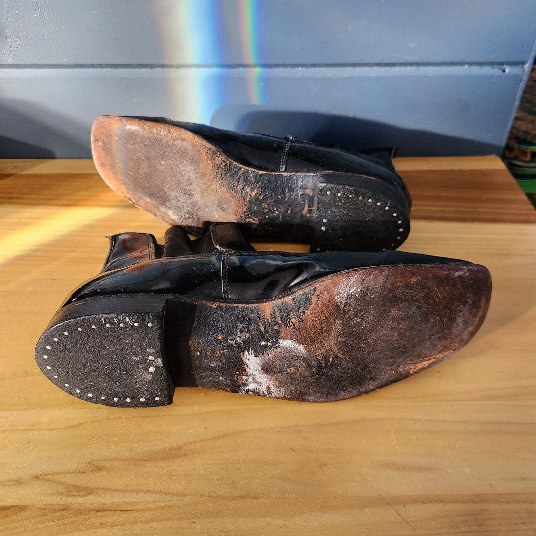 Vintage Black Ankle Boots