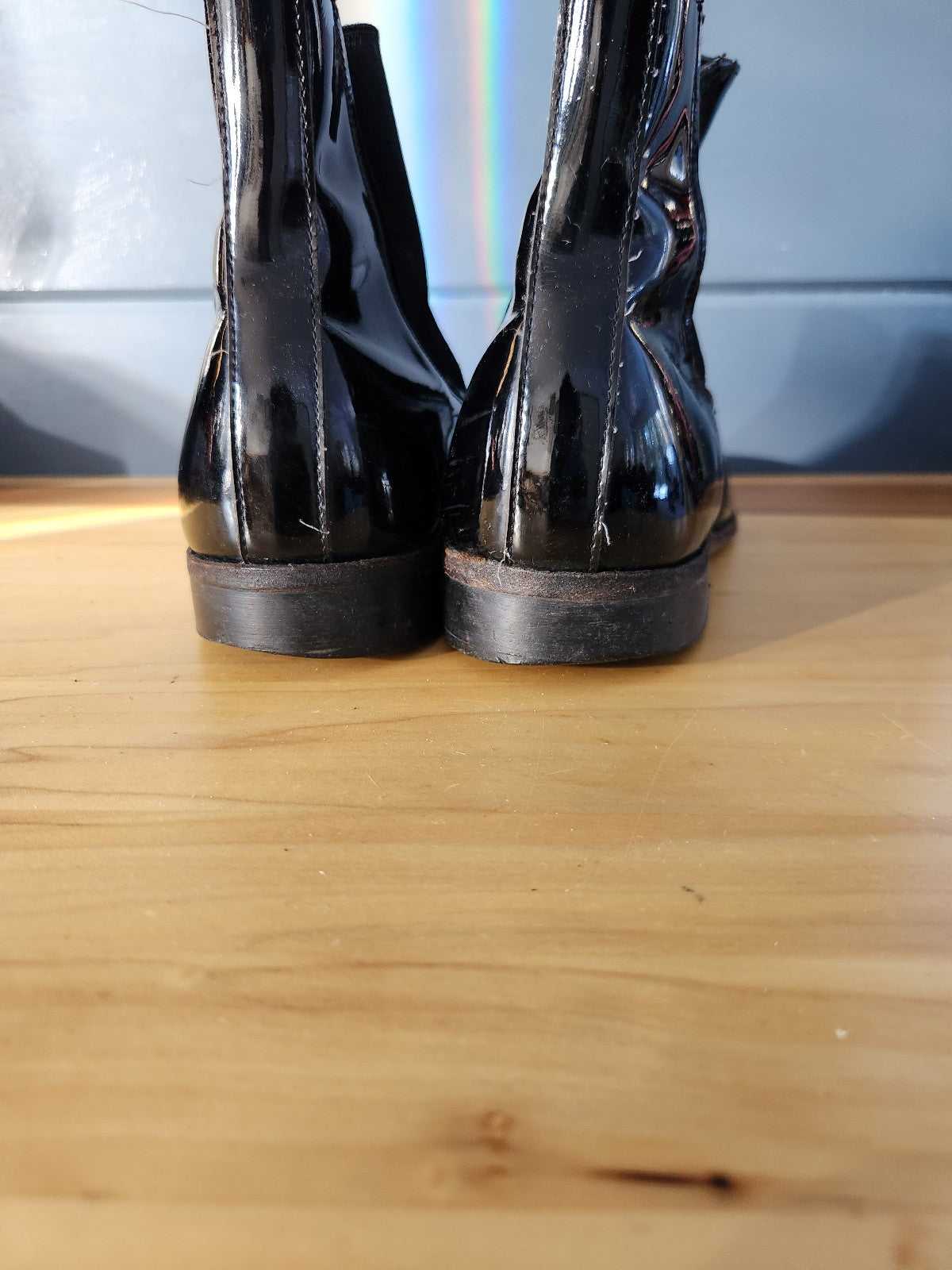 Vintage Black Ankle Boots