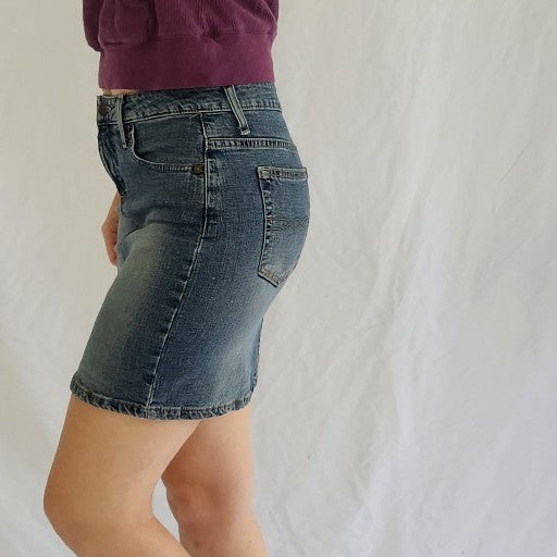 Y2K l.e.i. Denim Mini Skirt