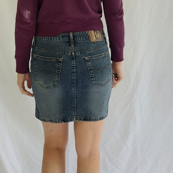 Y2K l.e.i. Denim Mini Skirt