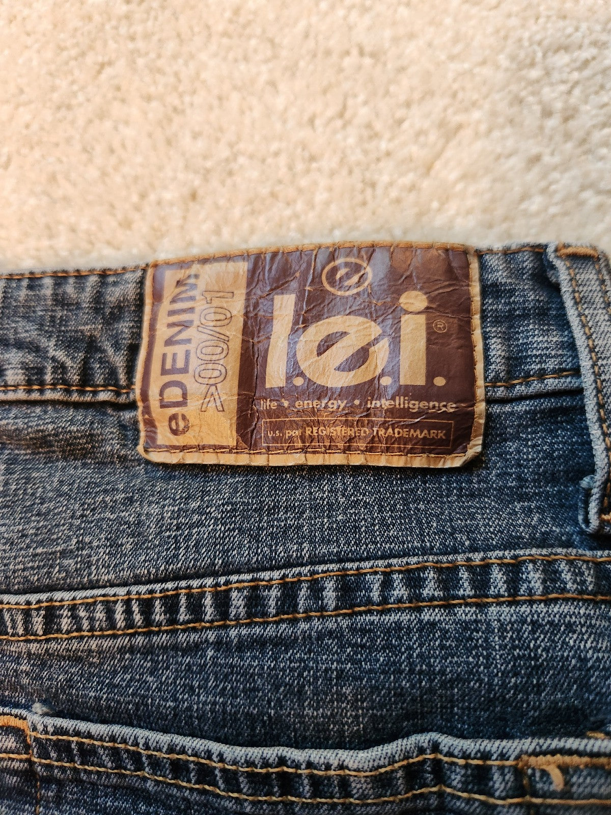 Y2K l.e.i. Denim Mini Skirt