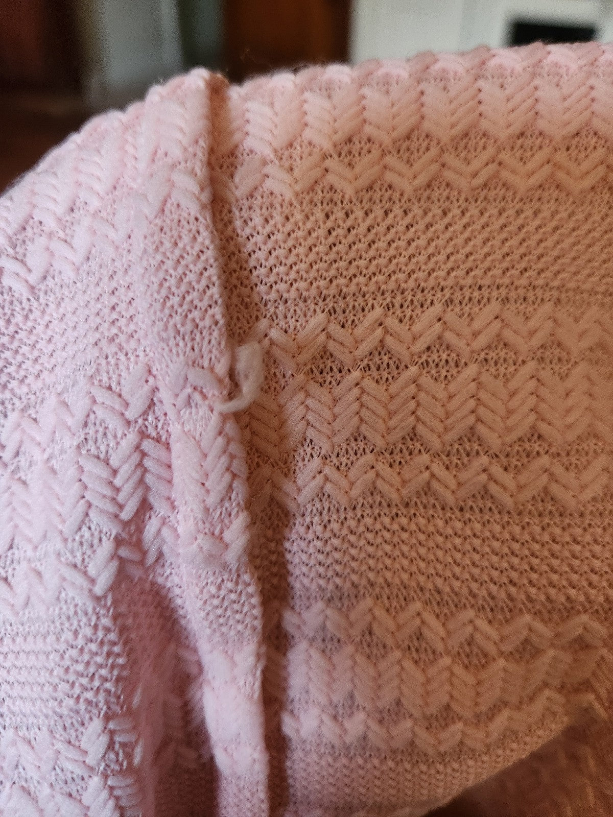 60s Pink Long Sleeve Dress