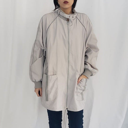 80s/90s Gray Members Only Style Jacket