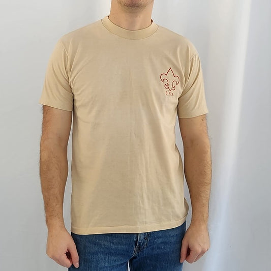 80s/90s Red and Tan BSA Boy Scouts Tee