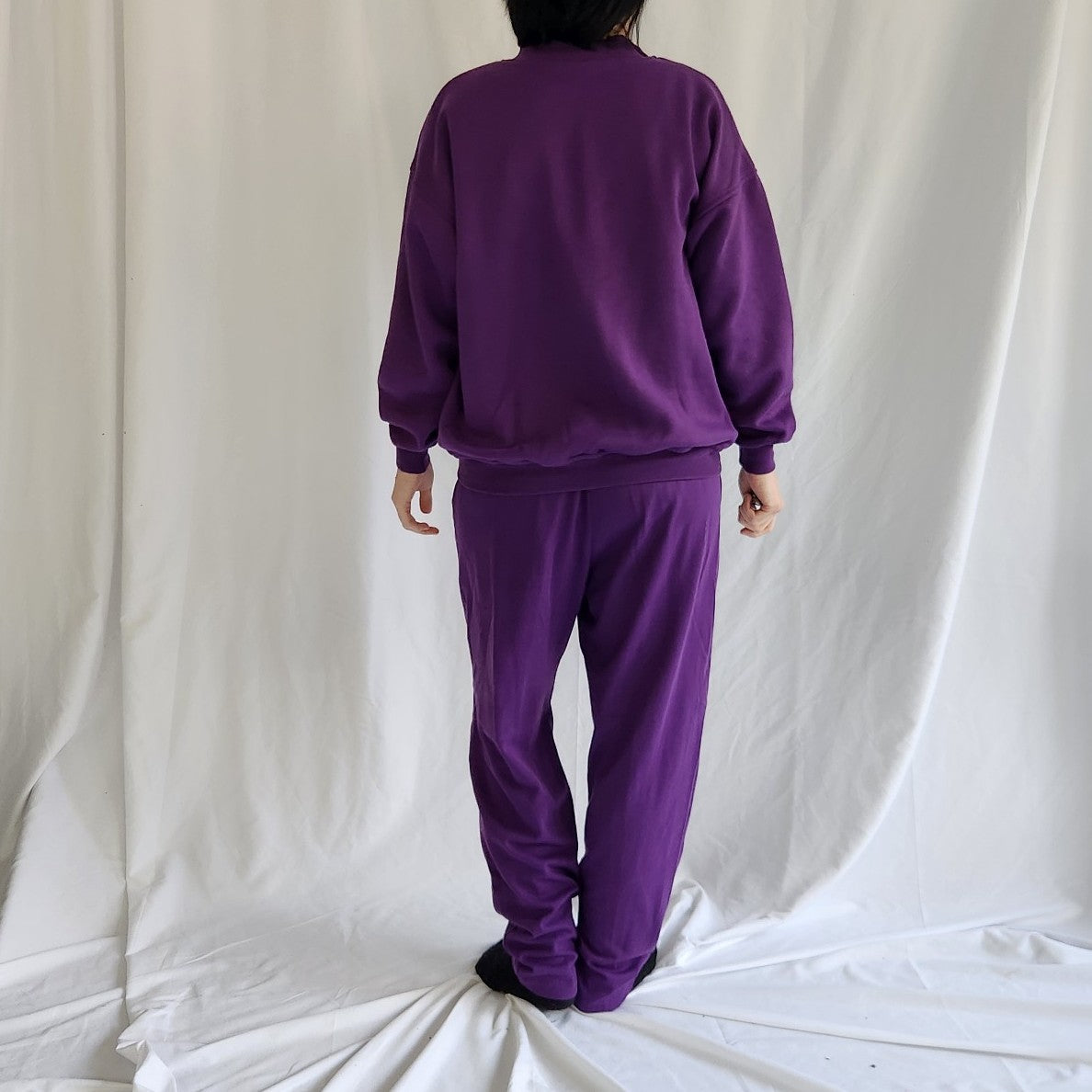 90s Purple Lady Foot Locker Sweatsuit