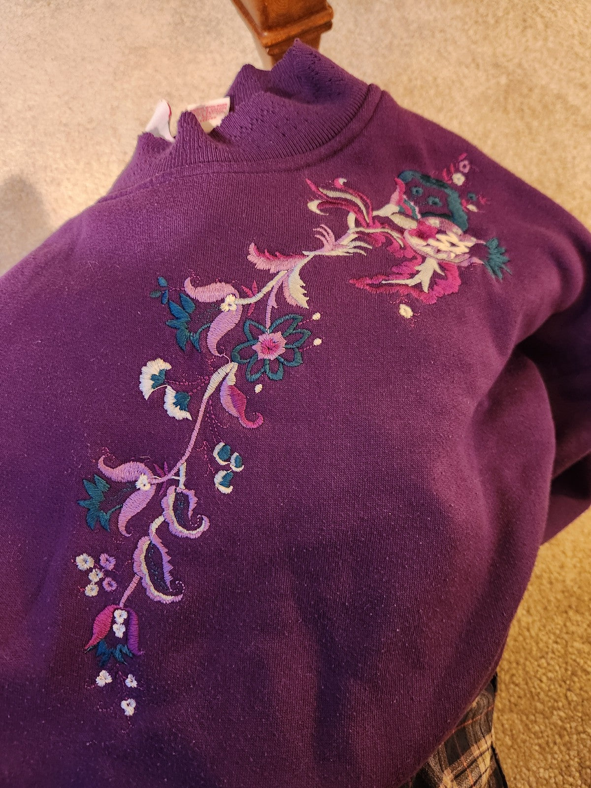 90s Purple Lady Foot Locker Sweatsuit