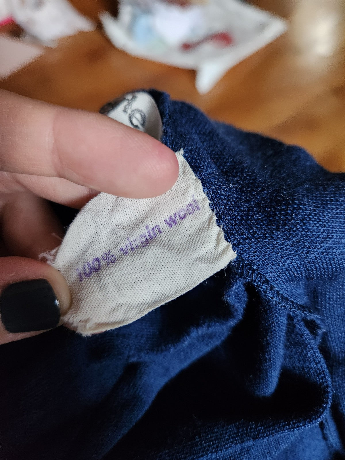 80s Blue Wool Skirt and Jacket Set