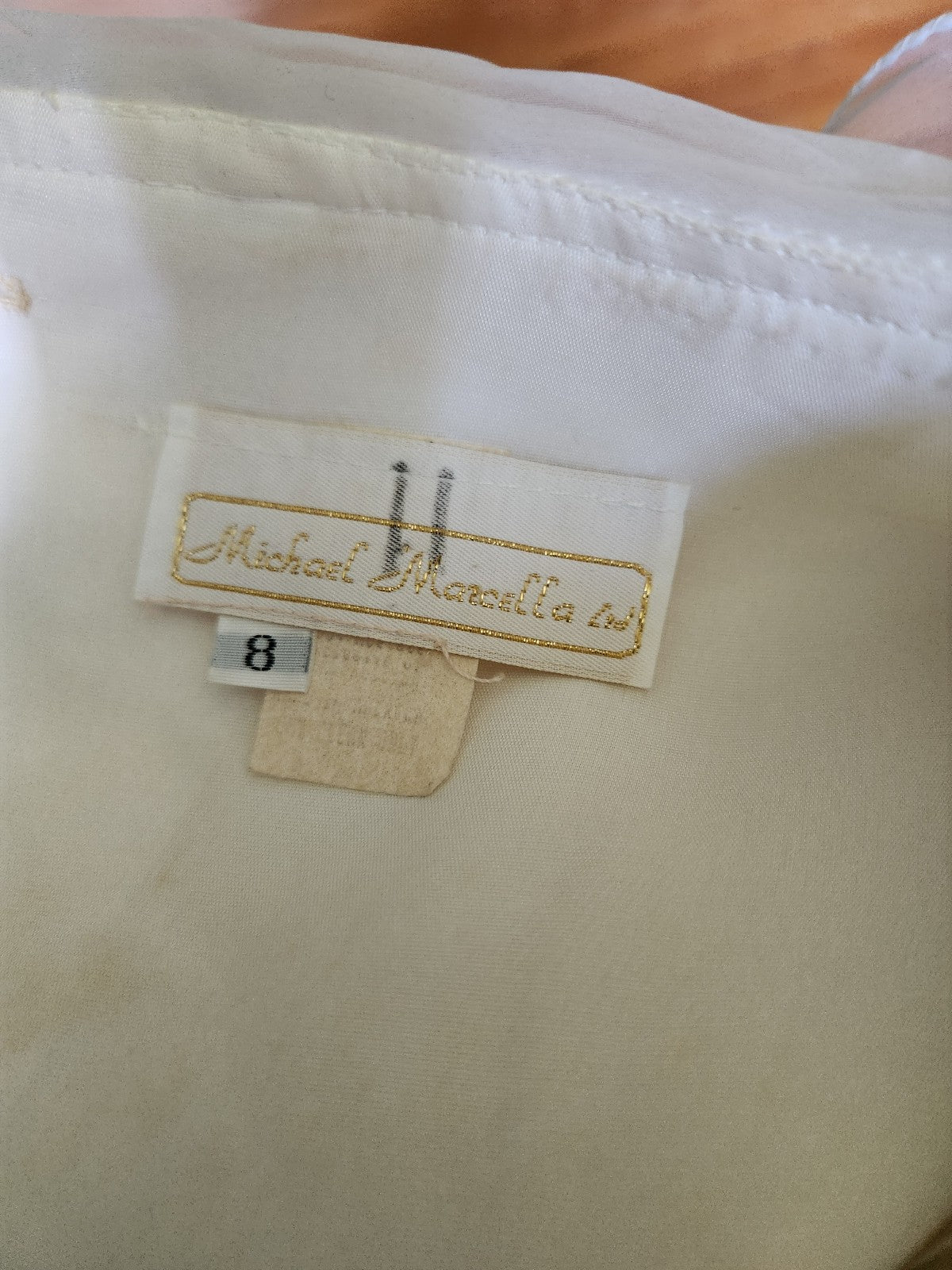 90s Black and White Frilly Dress