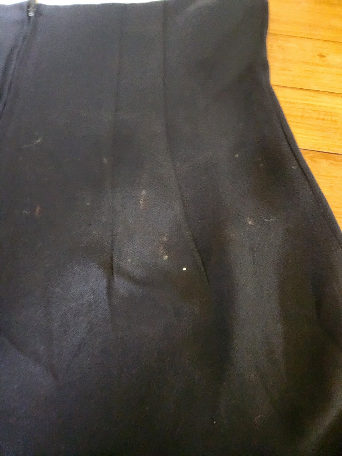 90s Black and White Frilly Dress