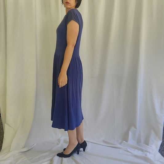 90s Purple Cotton Dress