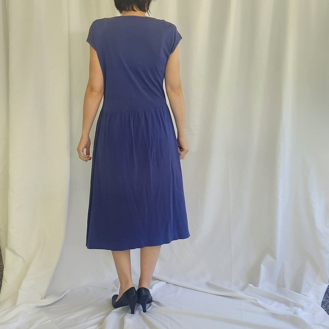 90s Purple Cotton Dress