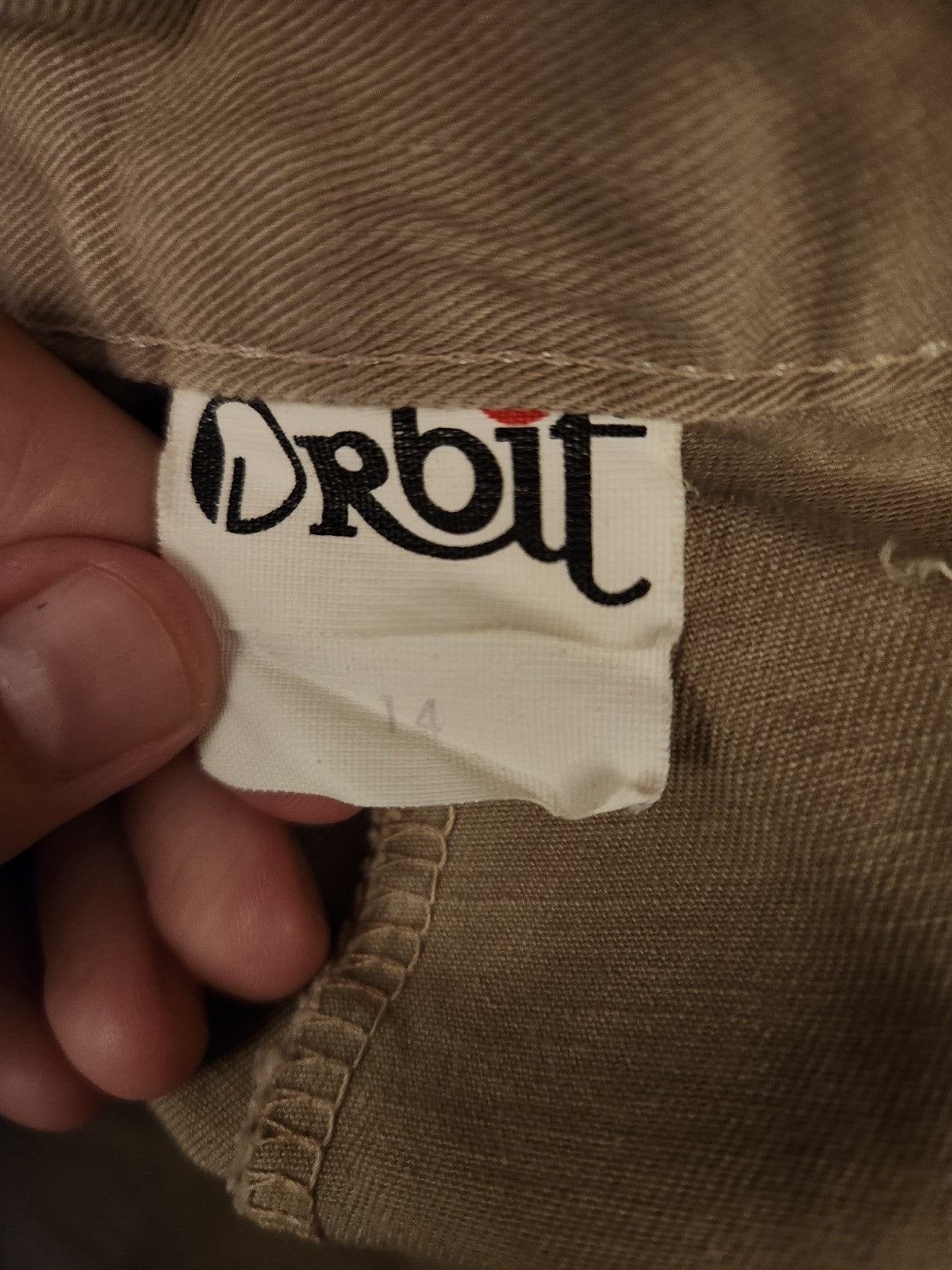 80s Pleated Khaki Trousers