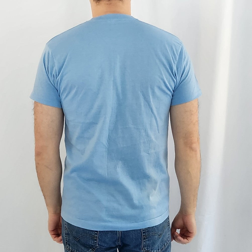 80s/90s Blue Scout Leader Comical Tee