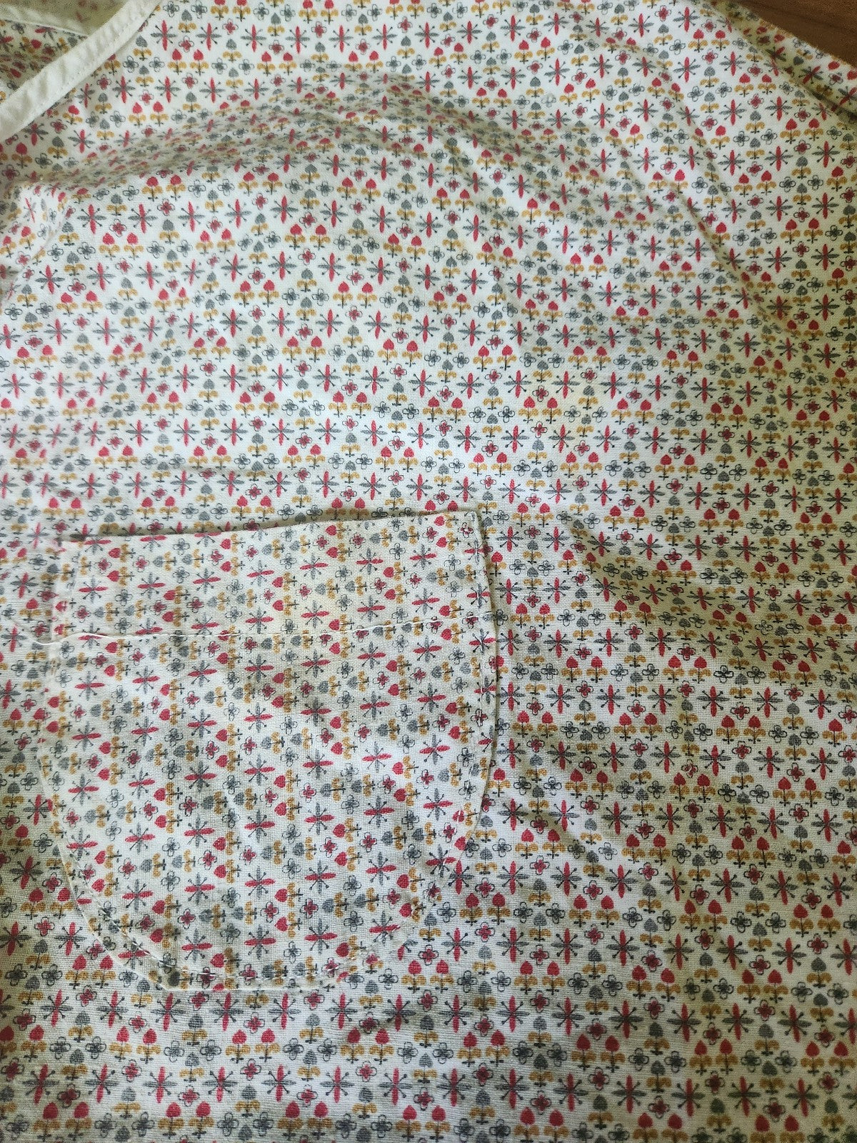 60s/70s Geometric Print Apron