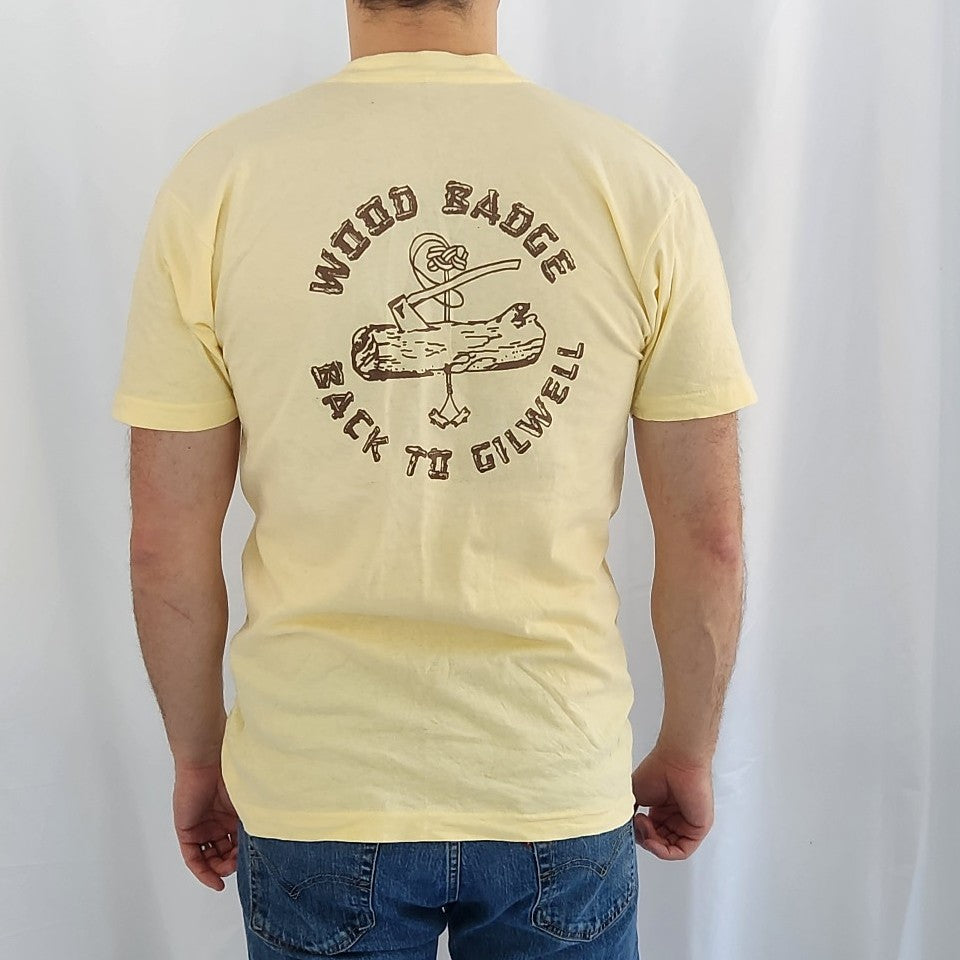 90s Boy Scouts Wood Badge Pocket Tee