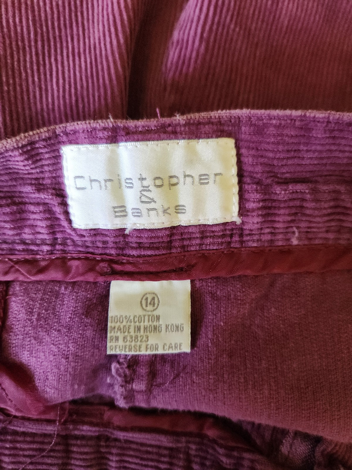 90s Purple Corduroy High Rise Shorts