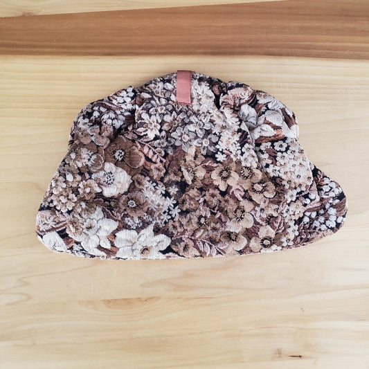 90s Tan Tapestry Clutch Purse