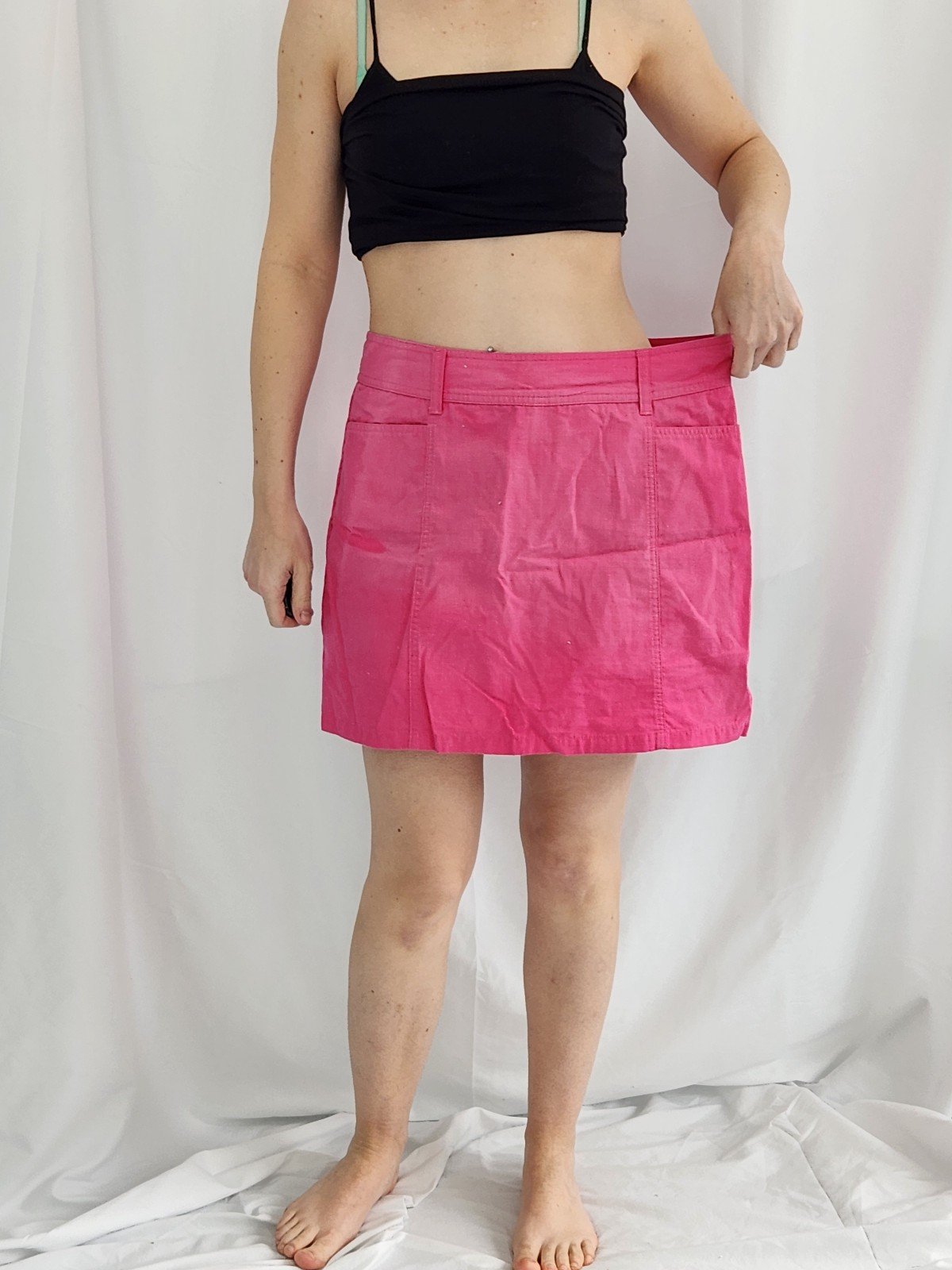 Y2K Deadstock Pink Cotton Skort