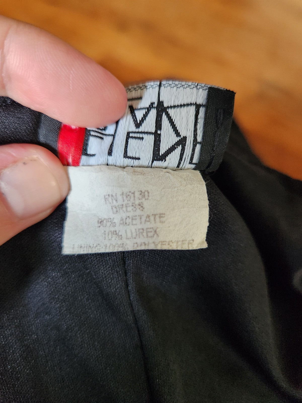 90s Silver Lurex Dress