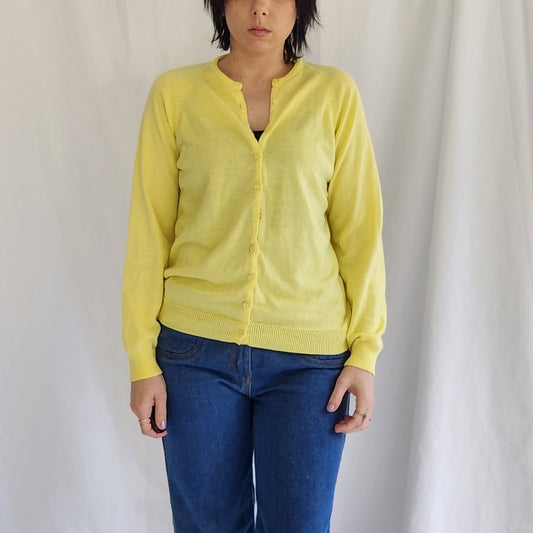 60s/70s Yellow Cardigan