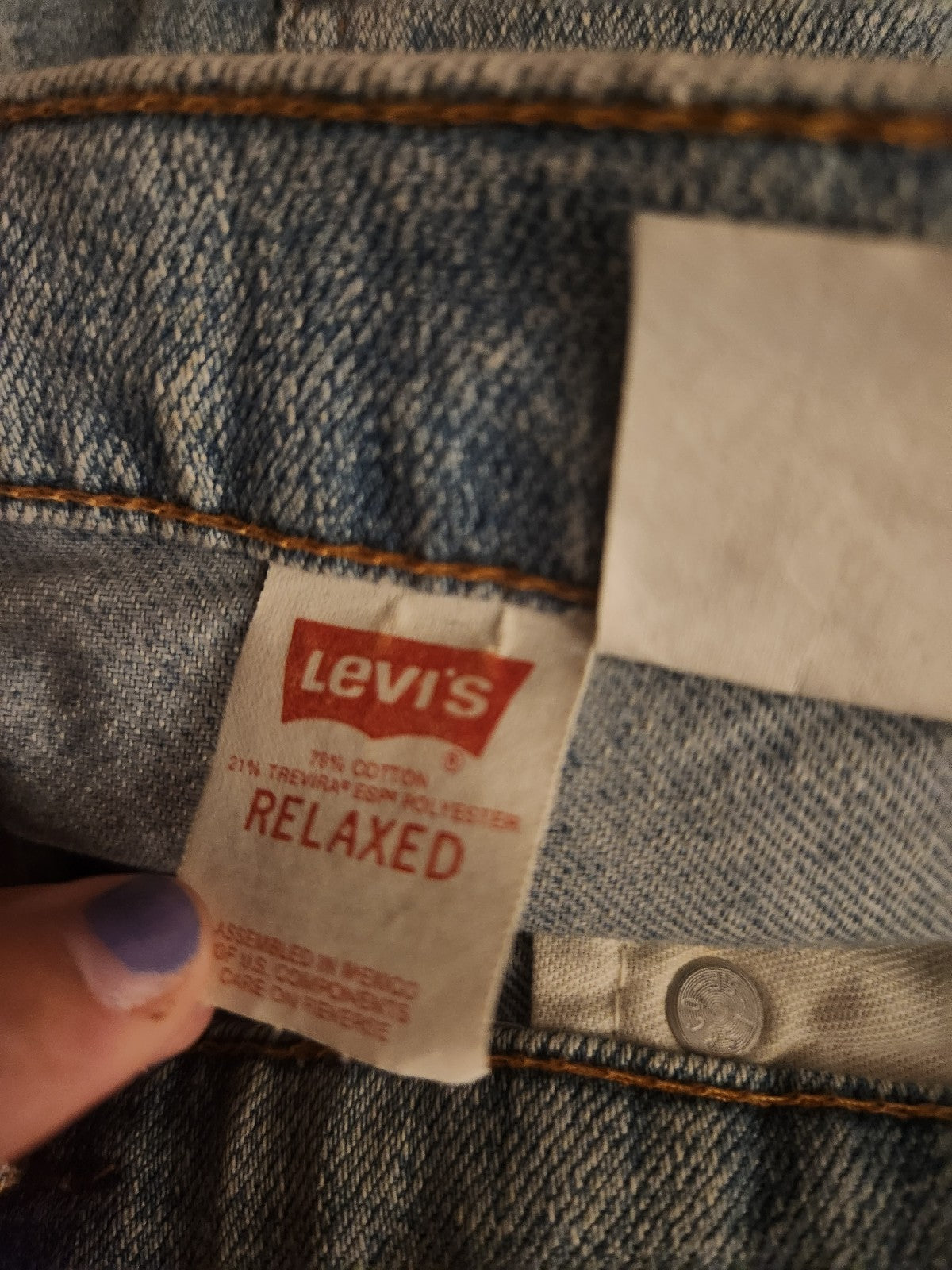 90s Deadstock Levi's Relaxed Jeans