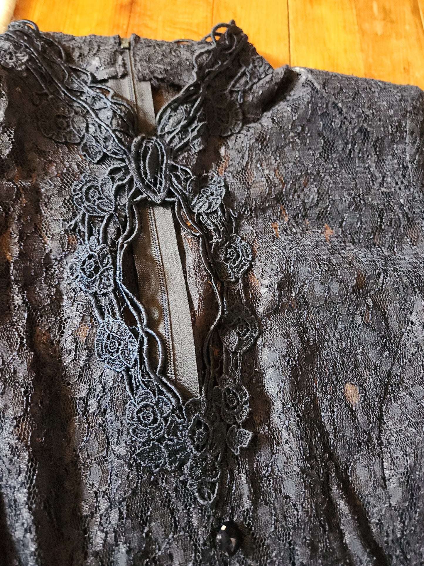 90s Blue Lace Whimsigoth Dress