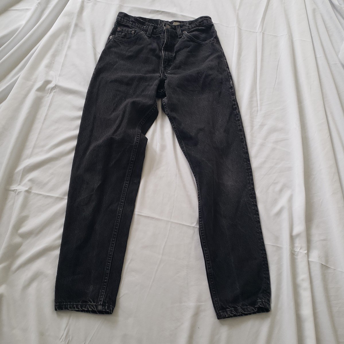 90s Levi's 550 Black Jeans