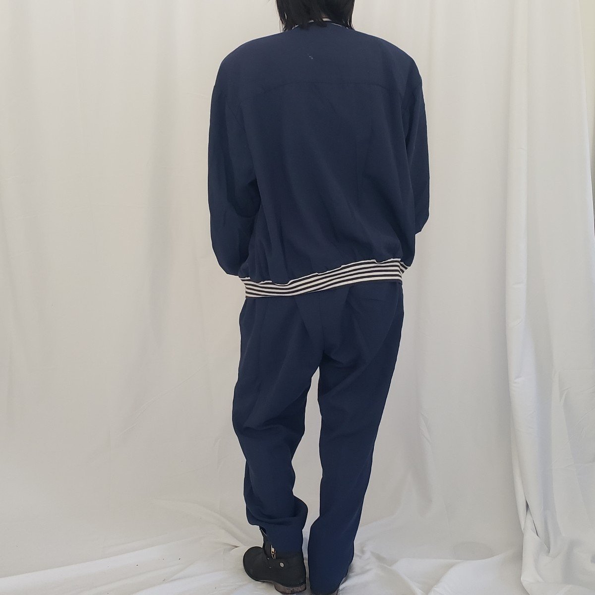 80s/90s Blue Pants and Jacket Set