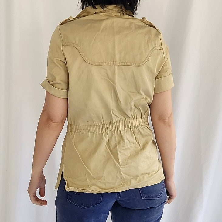 Vintage Khaki Safari Shirt