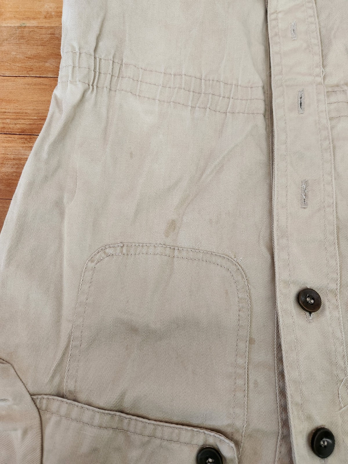 Vintage Khaki Safari Shirt