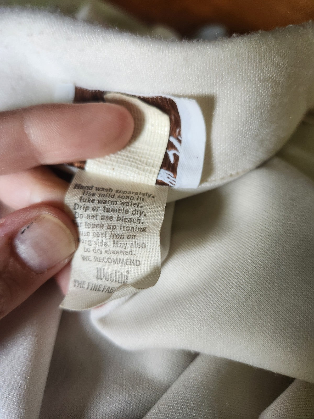 70s Ivory and Silver Long Sleeve Dress