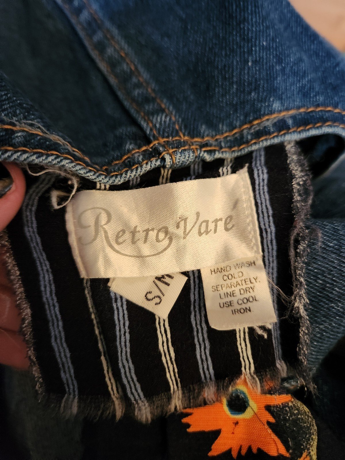 90s/Y2K Denim Jumper and Vest Set