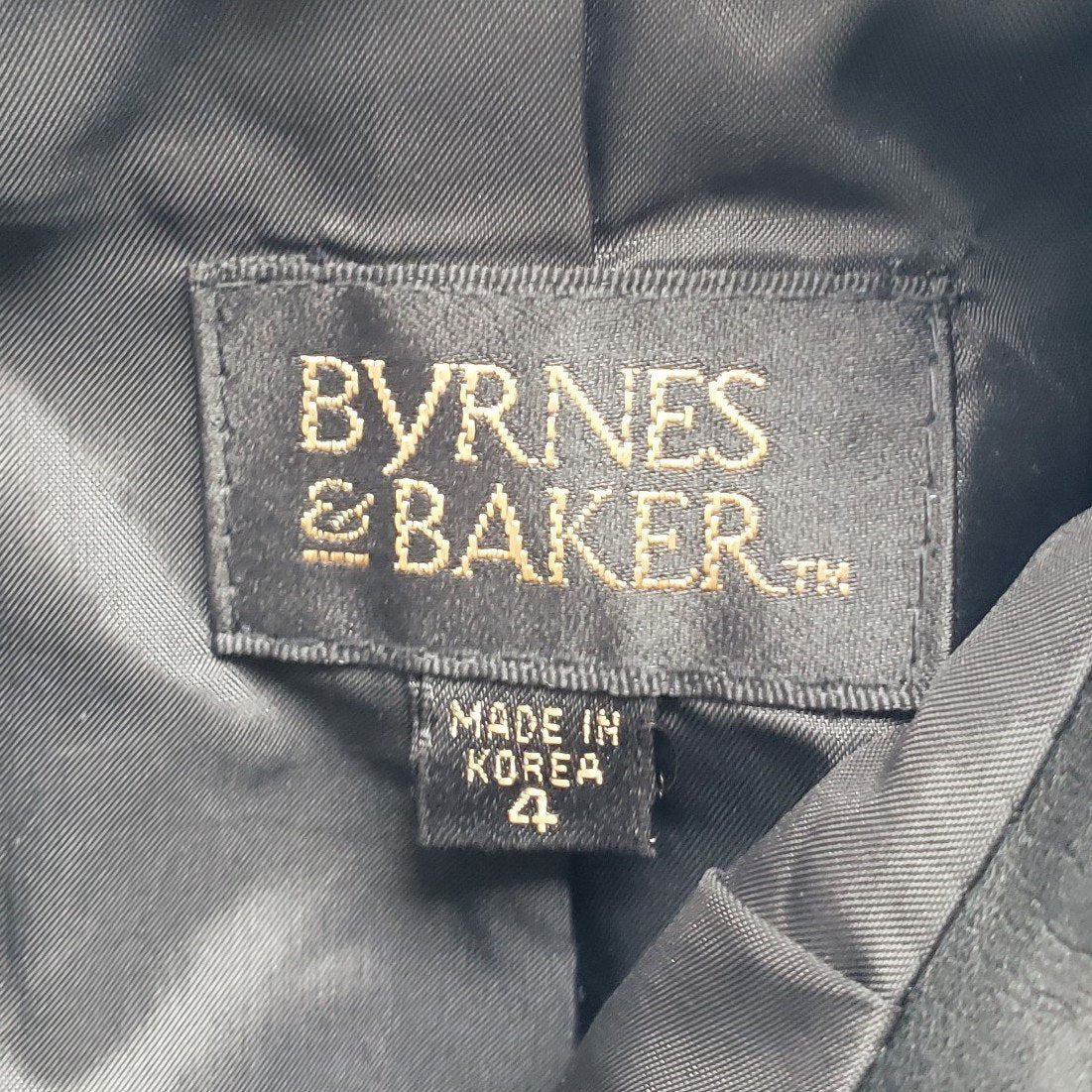 90s Black Leather Straight Leg Pants