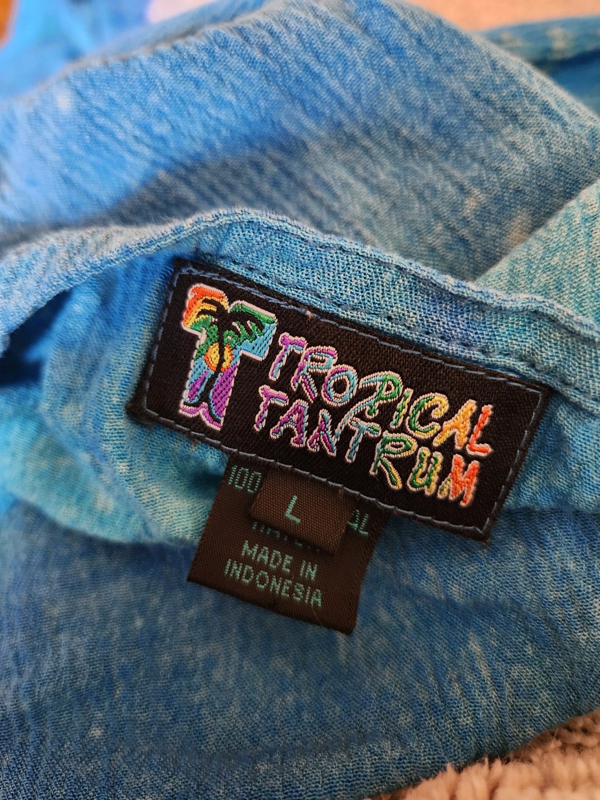 90s Blue Rayon Skirt Set