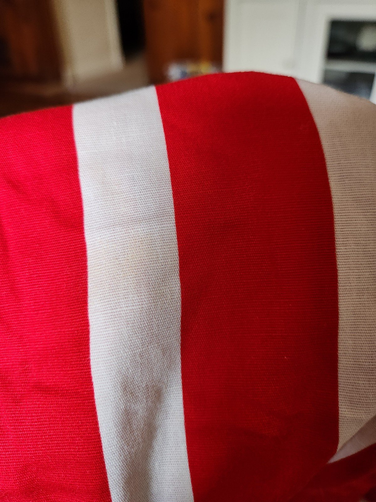 60s Red and White Striped Sundress